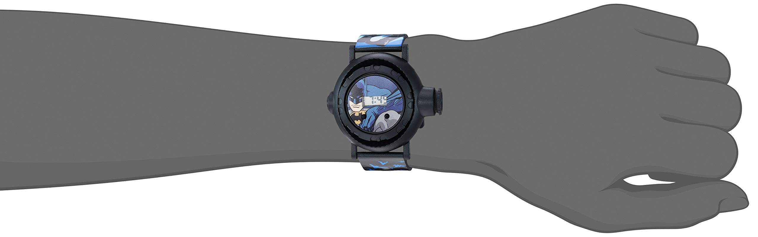 Accutime DC Comics Batman Kids' BAT4010AZ Digital Display Quartz Black Watch