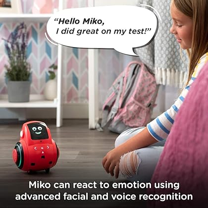 Miko 2: Playful Learning STEM Robot | Programmable + Voice Activated AI Tutor +Autonomous + Educational Games | 30+ Free Apps | Best Birthday Gift for 5 6 7 8 9 Boys and Girls