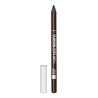 Rimmel London Scandaleyes Waterproof Kohl Kajal Eyeliner Pencil, Intense Color, Long-Wearing, Smudge-Proof, 003, Brown, 0.04oz