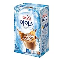 100T Korea Iced Coffee Mix Maxim That Is Easy To Instant Drink With Cold Water