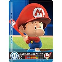 Nintendo Mario Sports Superstars Amiibo Card Baseball Baby Mario for Nintendo Switch, Wii U, and 3DS