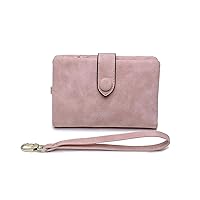 Andongnywell Female Short Wallet Buckle Multi-Card Clutch Coin Purse Wallets Multi-Function Phone Bag Credit Card Package