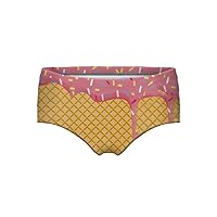 Women's Fashion 3d Digital Printed Panties Underwear Briefs Bikini Bottom Gifts