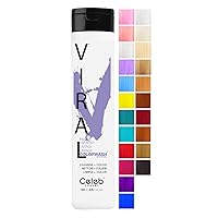 Viral Colorwash, Professional Semi-Permanent Hair Color Depositing Shampoo, Pastel Lavender, 8.25 Fl Oz (Pack of 1)