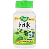 Nature's Way Nettle Leaf 435 mg, TRU-ID Certified, Non-GMO Project, Vegetarian, 100 Count, Pack of 2