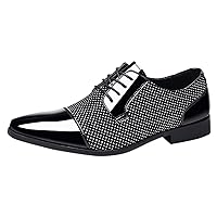Men's Shoes, Casual, Leather, Business Shoes, Walking, Lightweight, Men's Shoes, Ceremonial Occasions, Low Cut, Lace-up, Deck Shoes, Anti-Slip, For Commutes, Outside, Straight Tip, Breathable, Easy to Wear, 9.4 - 11.2 inches (24 - 28.5 cm)