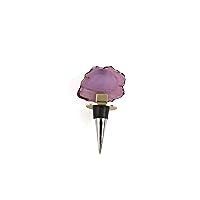 Agate Bottle Stopper, One Size, Pink