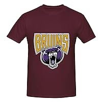 Bellevue University Logo Mens T Shirt - Short Sleeve Crew Neck Soft Fitted Tees Fresh Classic Tshirt