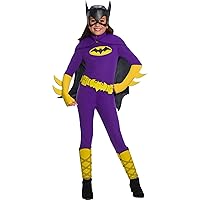 Rubies Girls Dc Super Hero Girl's Deluxe Batgirl Costume JumpsuitCostume