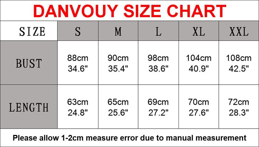 DANVOUY Womens T Shirt Casual Cotton Short Sleeve V-Neck Graphic T-Shirt Tops Tees