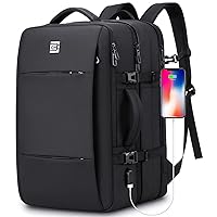 Bagsure Carry On Backpack, 40L Flight Approved Travel Backpack for Men Women, Expandable Water-resistant 17Inch Laptop Backpack, Casual Daypack Large Backpack for Business Weekend Hiking