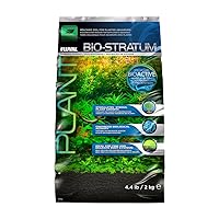 12696 Natural Mineral-Rich Volcanic Soil Bio Stratum for Planted Tanks, 4.4 lbs. - Aquarium Substrate for Healthy Plant Development, Growth, and Color
