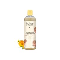 Moisturizing Oat & Calendula 2-in-1 Bubble Bath & Wash - for Dry or Sensitive Skin - for All Ages - Vegan - Lightly Scented - 1 or 2 Pack