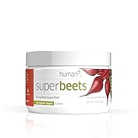 HumanN SuperBeets Beetroot Powder - Nitric Oxide Boost for Blood Pressure, Circulation & Heart Health Support - Non-GMO Superfood Supplement - Original Apple Flavor, 30 Servings