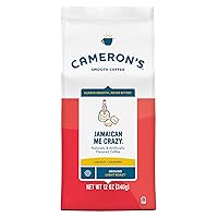 Cameron's Coffee Roasted Ground Coffee Bag, Flavored, Jamaican Me Crazy, 12 Ounce