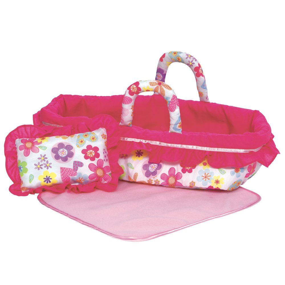 Adora Travel Portable Cloth Doll Toy Carrier Blanket & Pillow Set for Dolls Up to 12