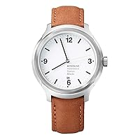 Mondaine Unisex MH1.B1210.LG Helvetica No1 Bold Analog Quartz Brown Watch