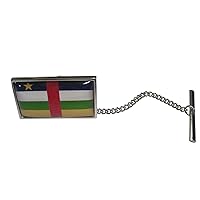 Thin Bordered Central African Republic Flag Tie Tack