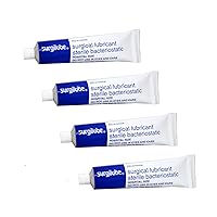 Surgilube Surgical Lubricant Sterile Bacteriostatic Jelly - 4.25 Ounces Each (Value Pack of 4)