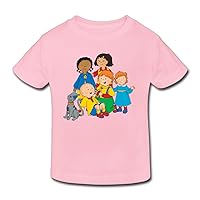 KNOT Funny Caillou Family Kids Toddler T Shirt Pink US Size 3 Toddler