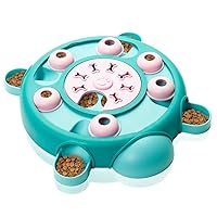 Friends Forever Dog Puzzles Toys with Slower Feeder, Interactive Toy with Food Puzzle for Stimulation and Treat Training Game, Treat Dispenser Toys for Dogs, Tortoise Puzzle