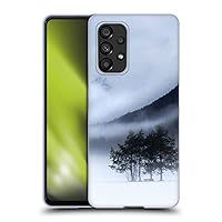 Head Case Designs Officially Licensed Patrik Lovrin Fog, Mountains and A Tree Magical Foggy Landscape Soft Gel Case Compatible with Samsung Galaxy A53 5G (2022)