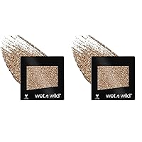 wet n wild Color Icon Glitter Eyeshadow Shimmer Brass (Pack of 2)