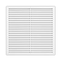 Aluminum 24 x 24 Inch Vent Cover Return Air Grille – Transfer Grille AC Vent Cover – Durable Rustproof Aluminum Design – Optimal Air Flow – Low Noise Wall Vent for Residential, Industrial Use