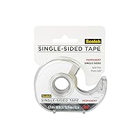 Scotch Create Photo Safe Acide Free Permanent Single-Sided Tape, 3/4 in x 400 in (001-CFT)