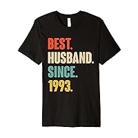 31st Year Wedding Anniversary Epic Best Husband Since 1993 Premium T-Shirt