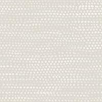 Tempaper Pearl Grey Moire Dots Removable Peel and Stick Wallpaper, 20.5 in X 16.5 ft, Made in the USA