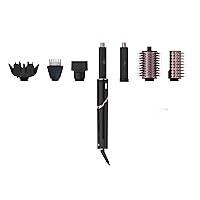 Shark HD440BK FlexStyle Air Drying & Styling System with 6-Piece Accessory Pack of Auto-Wrap Curlers, Curl-Defining Diffuser, Oval Paddle Brush & Concentrator,Black + XSKHD4WTCB Wide Tooth Comb