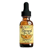 Organic Yoni Oil & Ritual Body Oil 100% Natural, Vegan, Moisturising, Skin & Hair Tincture Dropper Bottles (Caramel Yoni [Edible])