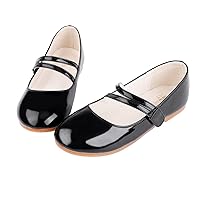 Orthoshoes Girls Ballet Flats Dress Shoes,Mary Jane Ballerina Flat Shoes for Girls Wedding Party Back to School with Adjustable Strap