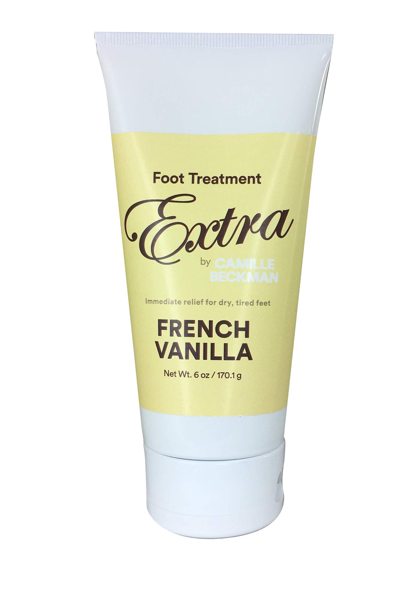 Camille Beckman Foot Treatment Extra Moisturizing Cream, French Vanilla, 6 Ounce