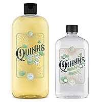 Quinn's Pure Castile Organic Unscented Liquid Soap 32 oz Alcohol Free Witch Hazel Cucumber & Mint 16 oz