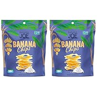 BANANA JOE Sea Salt Banana Chips, 1.65 Ounce (Pack of 2)