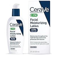 Cerave Facial Moisturizing Lotion for Nighttime, Ultra Lightweight, 3 Oz, 3 Ounces