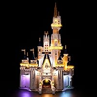 Light Kit for The Disney Castle 71040 (Model Set is not Included) (Classic)