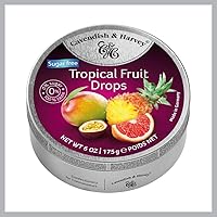Cavendish & Harvey, Tropical Fruit Candy, 6.2 oz Can
