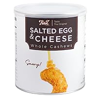 KAZ Salted Egg & Cheese Cashews, Premium Quality, 8.8 Oz (Pack of 4).