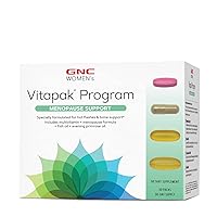 GNC Women's Menopause Support Vitapak | Targeted for Hot Flashes & Bone Health | Hormone Balance Supplements for Women | 30 Count