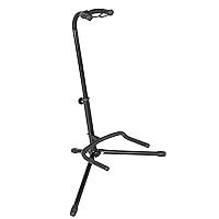 Rok-It Standard Stand for Acoustic, Electric, or Bass Guitars; (RI-GTRSTD-1), matte black