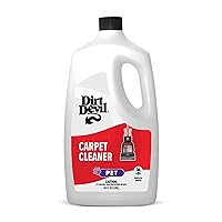 Dirt Devil 64 oz Pet Carpet Cleaner Solution, Tropical Breeze Scent, Eliminate Pet Stains and Odors, Carpet Cleaning Shampoo, White, AD31926