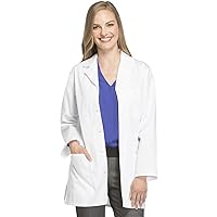 Women Scrub Lab Coat Traditional fit with Two Patch Pockets and a Chest Pocket 1462