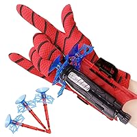 Spider Gloves Man Web Shooter Toy, Spider Silk Launcher for Kids, Charging,  Rope Launcher - Can Grab Small Objects, Super Hero Launcher Gloves Wrist