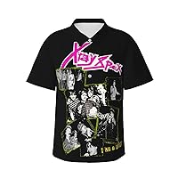 Hawaiian T Shirt X-Ray Rock Band Spex Man's Fashion Button Down Short Sleeve T-Shirts Summer Casual Tee