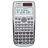 Casio Super Fx-3650p Programmable Scientific Calculator with 2-line Natural Textbook Display Multi Replay Function Silver