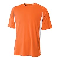 A4 Men’s High-Performance Moisture-Wicking Color Block T-Shirt