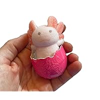 1 Random Color Hatch and Grow an Axolotl Egg - Add Water and it Grows up to 4